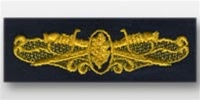 US Navy Breast Badge For Coveralls: Surface Warfare Nurse - Embroidered - Each