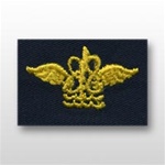 US Navy Warrant Officer Collar Device Embroidered: Aviaton Operations Technician