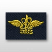 US Navy Warrant Officer Collar Device Embroidered: Aviaton Operations Technician