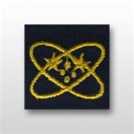 US Navy Warrant Officer Collar Device Embroidered: Electronic Technician