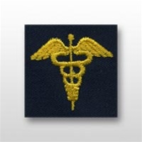 US Navy Warrant Officer Collar Device Embroidered: Physician Assistant