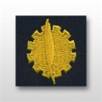 US Navy Warrant Officer Collar Device Embroidered: Data Processing Technician