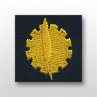 US Navy Warrant Officer Collar Device Embroidered: Data Processing Technician