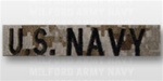 US NAVY Branch Tape:  US NAVY embroidered on DIGITAL DESERT (M.C.)