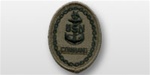 US Navy Subdued Embroidered Badge: E-8 Command