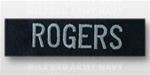 US Navy Name Tape:  Individual Name Embroidered - For NAVY COVERALL - Enlisted