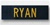 US Navy Name Tape:  Individual Name Embroidered - For NAVY COVERALL - Officer