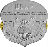 USAF Breast Badge - Mirror Finish Regulation Size: Combat Rescue Officer