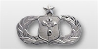 USAF Breast Badge - Mirror Finish Regulation Size: Meteorologist - Senior