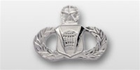 USAF Breast Badge - Mirror Finish Regulation Size: Command & Control - Master