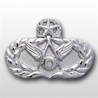 USAF Breast Badge - Mirror Finish Regulation Size: Civil Engineer - Master