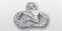 USAF Breast Badge - Mirror Finish Regulation Size: Communications & Information - Master