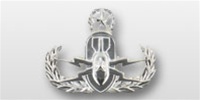 US Army Mini Mirror Finish Breast Badge: Explosive Ordnance Disposal - Master