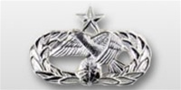 USAF Mid Size Badge - Mirror Finish: TRANSPORTATION - SENIOR