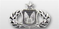 USAF Mid Size Badge - Mirror Finish: OPERATIONS SUPPORT - SENIOR
