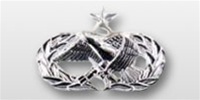 USAF Mid Size Badge - Mirror Finish:AIR MAINTENANCE & MUNITIONS - SENIOR