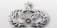 USAF Mid Size Badge - Mirror Finish: CIVIL ENGINEER - SENIOR