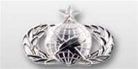 USAF Mid Size Badge - Mirror Finish: PUBLIC AFFAIRS - SENIOR