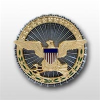 US Army Identification Badges: Secretary Of Defense - Blouse Size - Oxidized