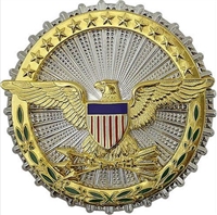 US Army Identification Badges: Secretary Of Defense - Blouse Size - Mirror Finish