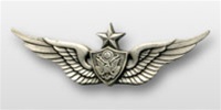 US Army Oxidized Regular Size Breast Badge: Senior Aircraft Crewman