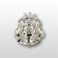 US Army Mirror Finish Regular Size Breast Badge: Diver Master