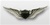 US Army Silver Oxidized Miniature Breast Badge: Aviator - For Dress