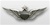 US Army Silver Oxidized Miniature Breast Badge: Senior Aviator - For Dress