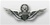US Army Silver Oxidized Miniature Breast Badge: Master Aviator - For Dress