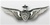 US Army Silver Oxidized Miniature Breast Badge: Senior Flight Surgeon - For Dress