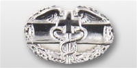 US Army Mini Mirror Finish Breast Badge: Combat Medical 1st Award - For Dress