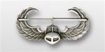 US Army Silver Oxidized Miniature Breast Badge: Air Assault - For Dress