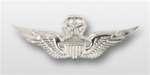US Army 2" Mirror Finish Miniature Blouse Size Breast Badge: Master Aviator