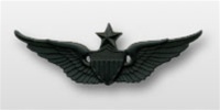US Army Superior Subdued Metal Regular Size Breast Badge: Senior Aviator