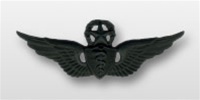 US Army Superior Subdued Metal Regular Size Breast Badge: Master Flight Surgeon