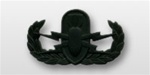 US Army Superior Subdued Metal Regular Size Breast Badge: Explosive Ordnance Disposal