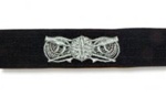 USCG Embroidered Rip Stop Breast Badge: Coxswain