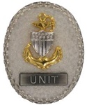 Regular Size Breast Badge: Senior EM Advisor - E-7 Unit (Silver)