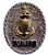 USCG Mini Breast Bagde: Senior EM Advisor - E-8 Unit (Silver)