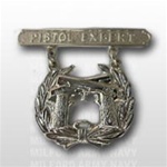 USMC Regulation Breast Insignia: Pistol Expert - Mirror Finish