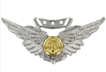 US Navy Regulation Size Breast Badge: Combat Aircrew (No Stars) - Mirror Finish