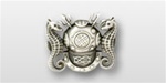 US Navy Regulation Size Breast Badge: Diver Enlisted - Master - Oxidized Finish