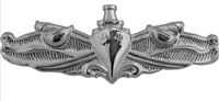 US Navy Regulation Size Breast Badge: Surface Warfare - Enlisted - Mirror Finish