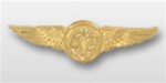 USCG Mini Breast Bagde: Aircrew - Gold Mirror Finish