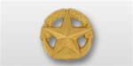 US Navy Mini Breast Badge: Command At Sea - Gold Matte Finish