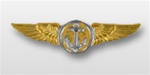 US Navy Mini Breast Badge: Aviation Observer/Flight Meteorologist - Mirror Finish