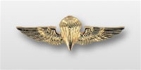 US Navy Mini Breast Badge: Navy & Marine Corps Parachutist - Mirror Finish