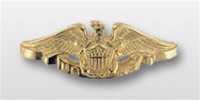 US Navy Mini Breast Badge: Naval Reserve (USNR) - Mirror Finish
