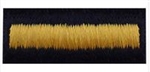 US Army Hashmarks: Overseas Bars - Male - Gold on Blue