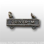 US Army Oxidized Qualification Bar: Driver M